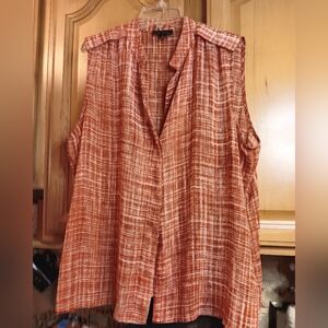 Worthington sleeveless blouse XL